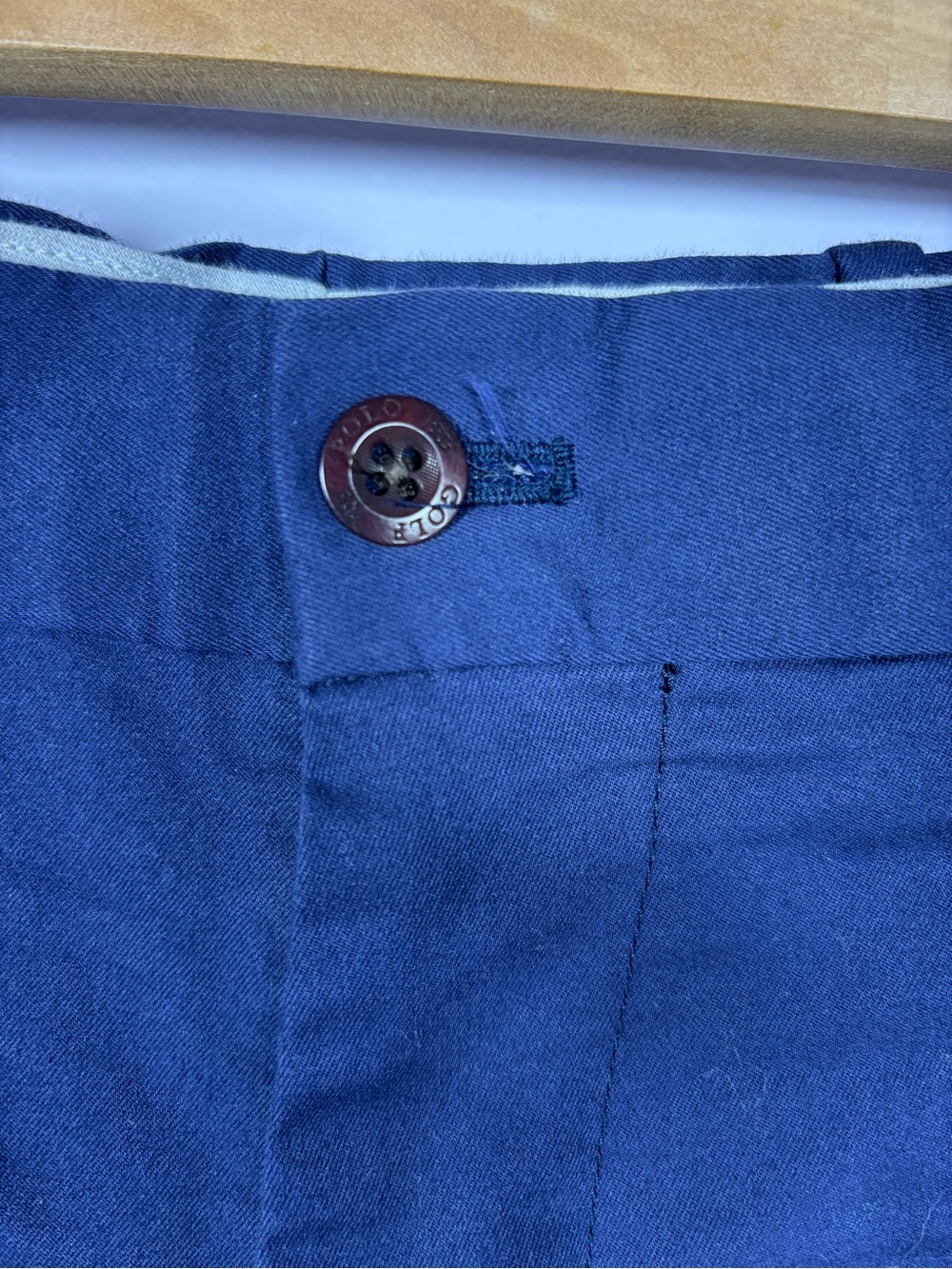 Polo by Ralph Lauren Navy Men’s Flat Front Shorts - Picture 3 of 9